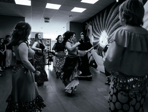 zdjęcie przedstawia pokaz flamenco