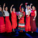 zdjęcie przedstawia uczennice flamenco z grupy flamenco dla początkujących